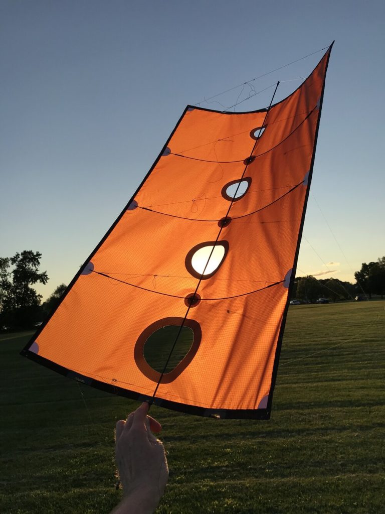 Edolito-style kite. Moonwort Studio. 